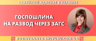 Госпошлина на развод через ЗАГС – юридическая помощь адвоката