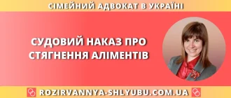 Судовий наказ про стягнення аліментів – допомога сімейного адвоката онлайн