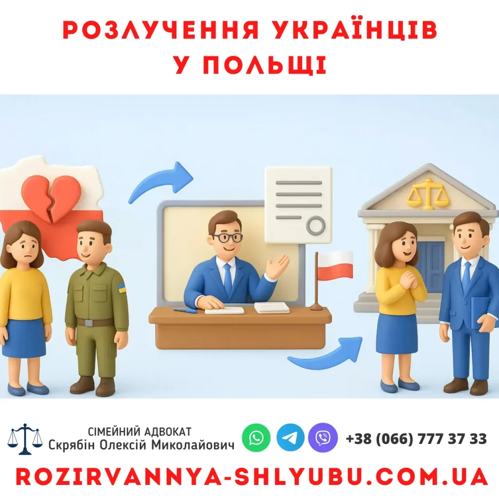 Розлучення українців у Польщі — візуальні етапи процесу Розлучення українців у Польщі процедура та документи