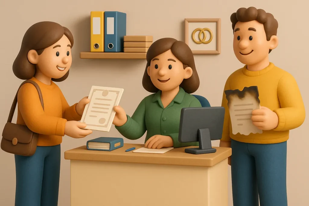 відновлення повторних документів в органах РАЦС онлайн