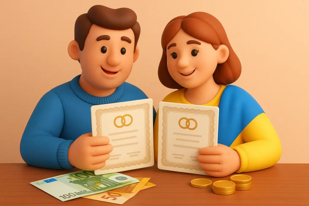 Скільки коштує дублікат свідоцтва про шлюб в Україні