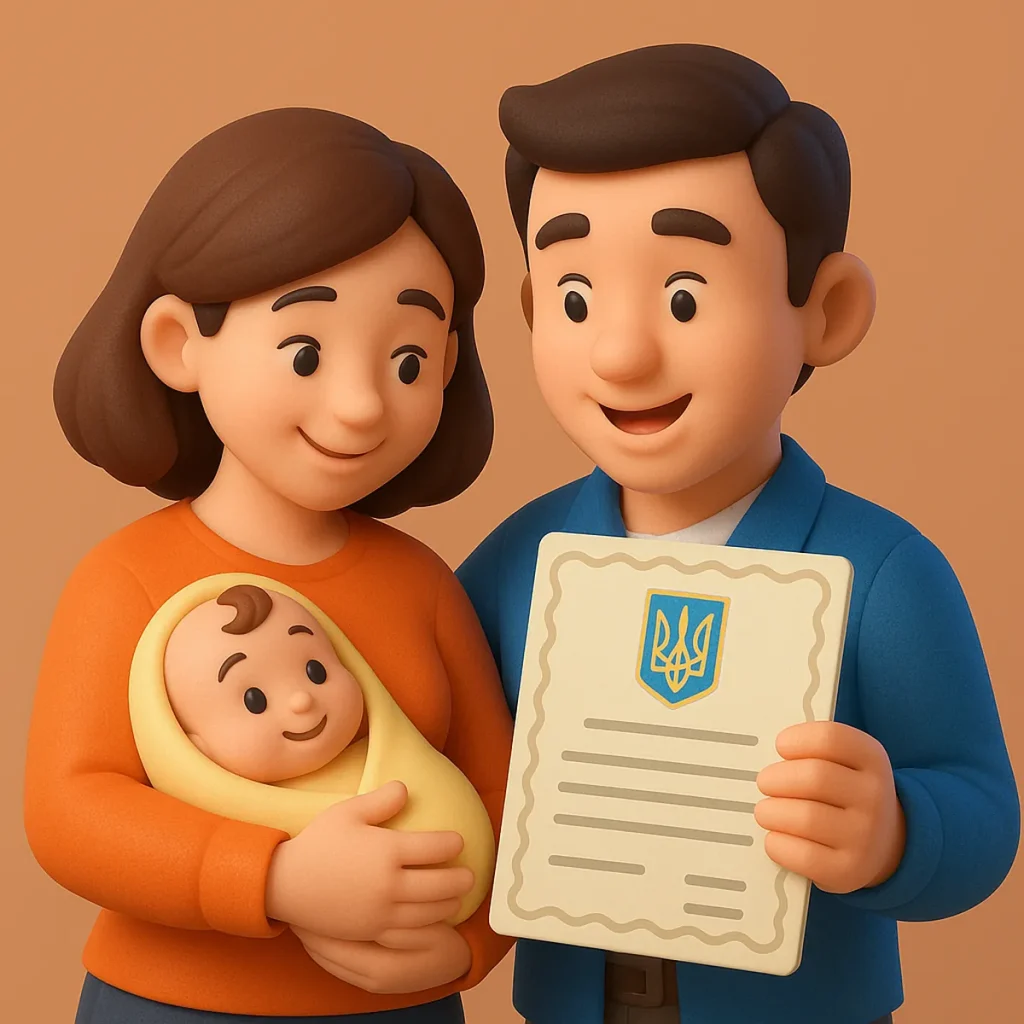 Оформлення українського свідоцтва про народження з юридичною допомогою Оформлення українського свідоцтва про народження
