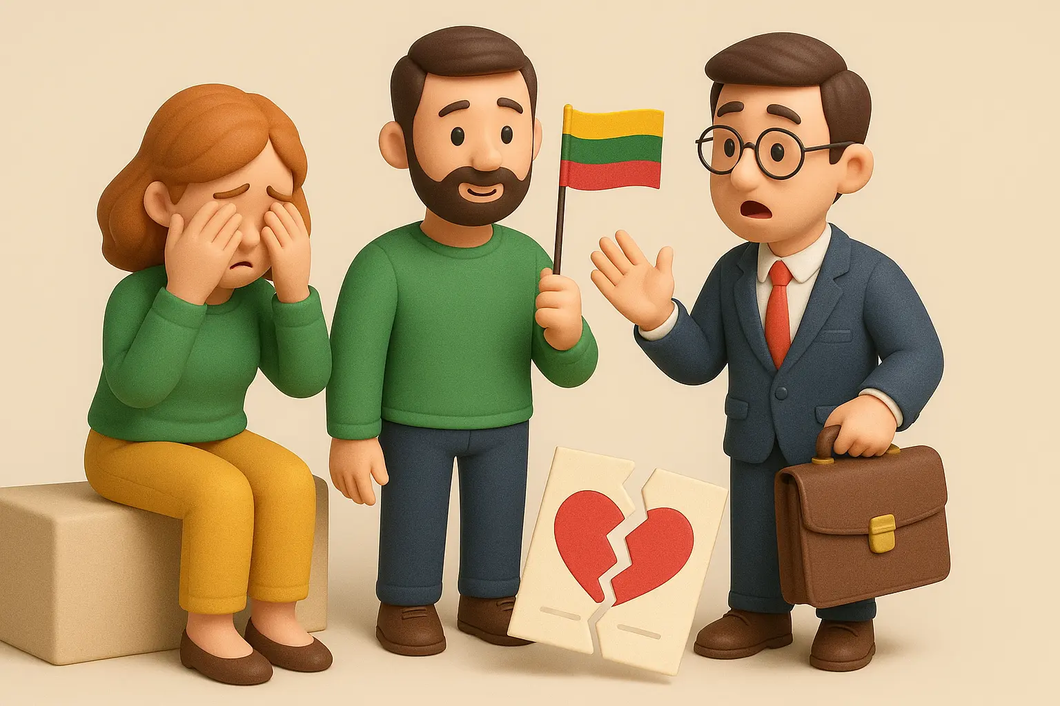 Развод с гражданином Литвы – юридическая помощь адвоката