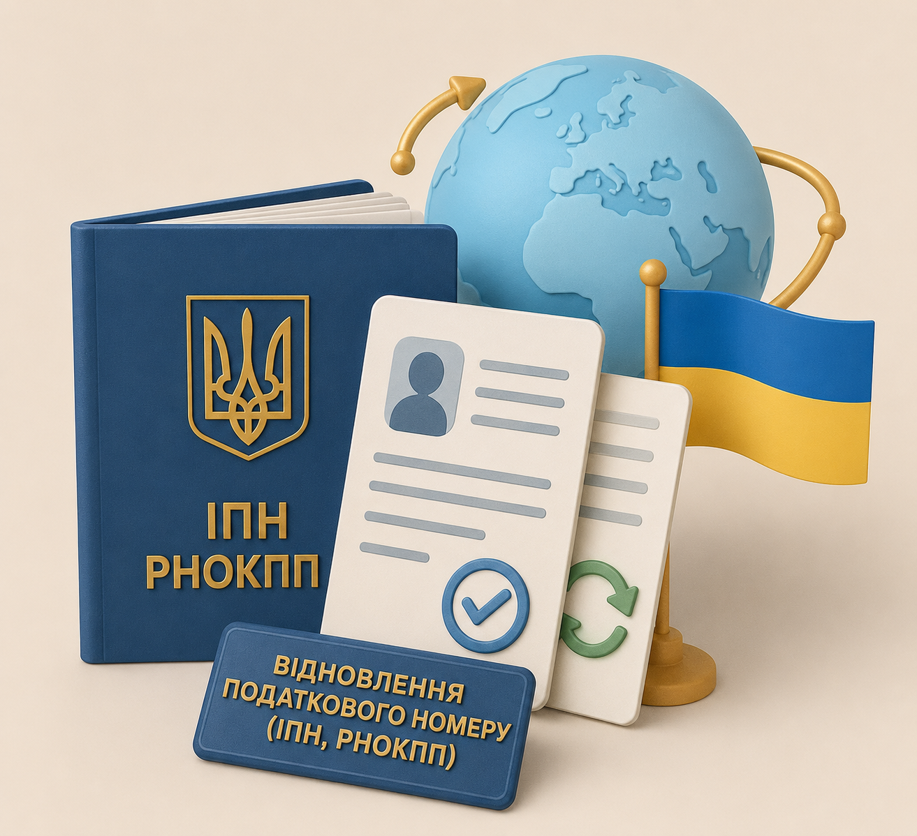 Відновлення податкового номеру ІПН та РНОКПП в Україні